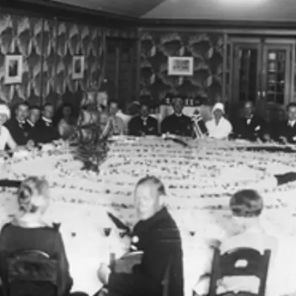 Roald Amundsens festmiddag anno 1926