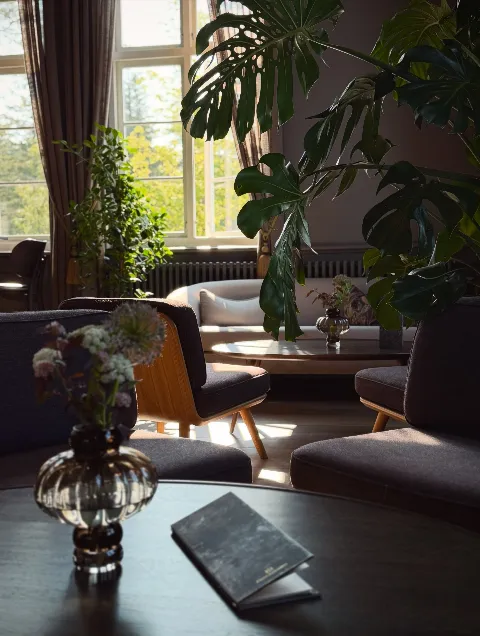 Det er så herlig med solen som titter inn i Peisestuen bar 🤎